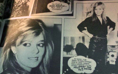 "She's like some Hollywood film star!"