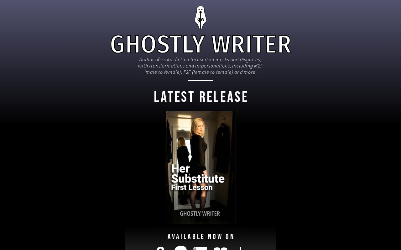 Ghostly Writer - Erotic Fiction about Masks, Disguises and Transformations